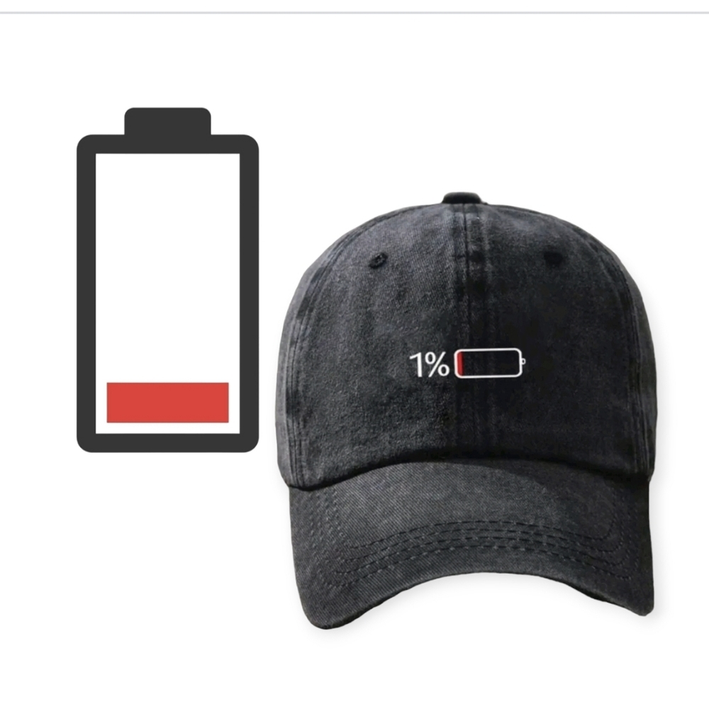 Low Battery Baseball Hat